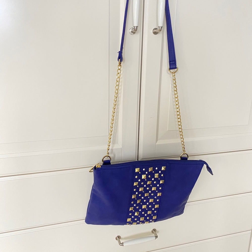 Steve Madden blueish purple oversized crossbody